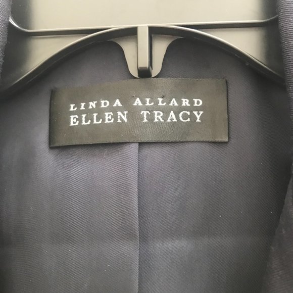 Women's Navy Blazer with Crest by Ellen Tracy - Picture 3 of 9